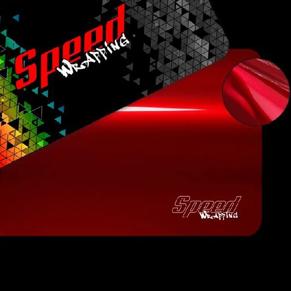 Adesivo Mettalic Soul Red Pet Speed Wrapping