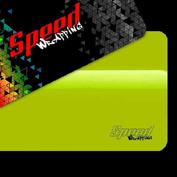 Adesivo Super Gloss Acid Green Pet Speed Wrapping